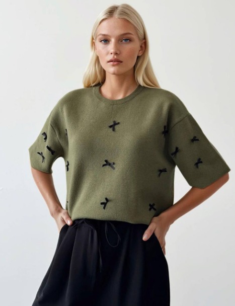 Triko “Olive Minimal Knit”