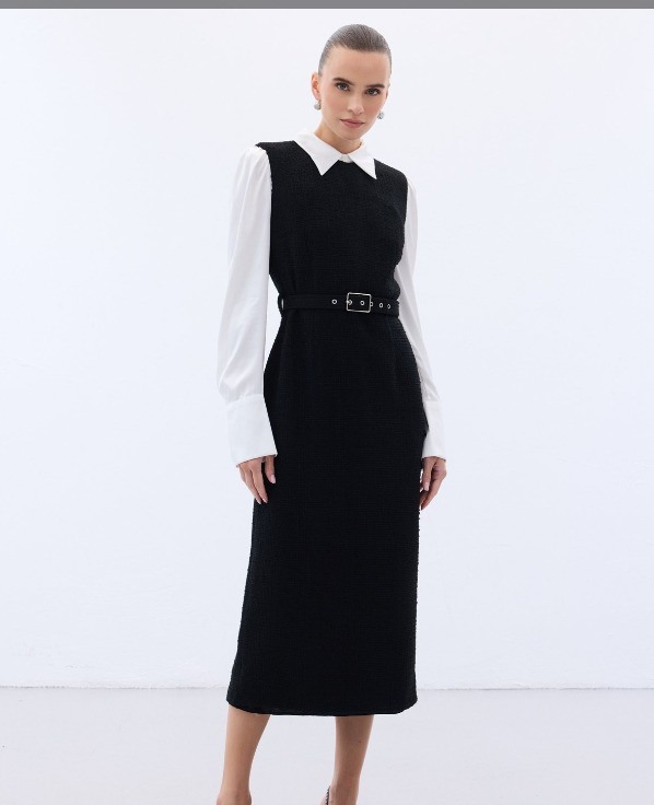 Fustan “Black Elegance Midi”