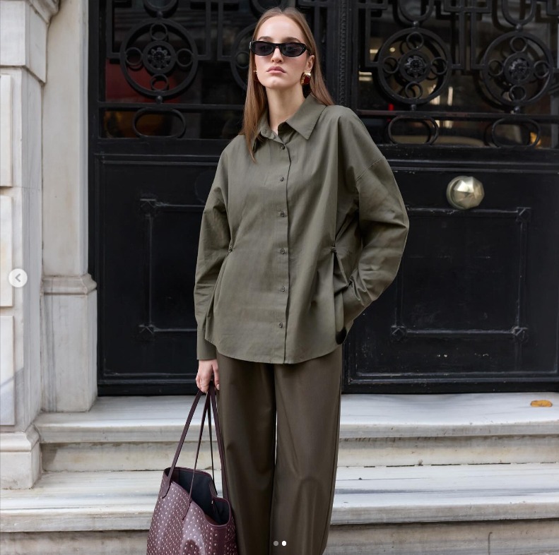 Këmishë Oversize “Urban Olive”